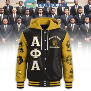 Alpha Phi Alpha 1906 Fraternity We Shall Transcend All Baseball Jacket