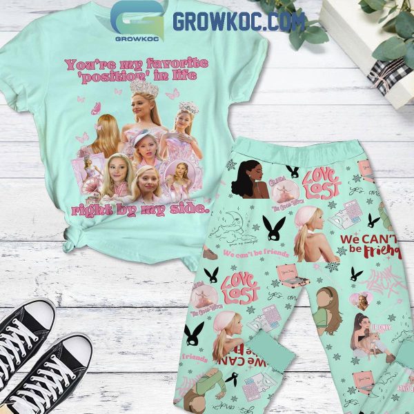 Ariana Grande You’re My Favorite Position In Life Fleece Pajamas Set