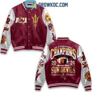 Arizona State Sun Devils Big 12 Conference Champions 2024 Baseball Jacket