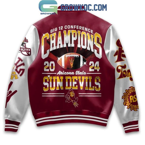 Arizona State Sun Devils Big 12 Conference Champions 2024 Baseball Jacket