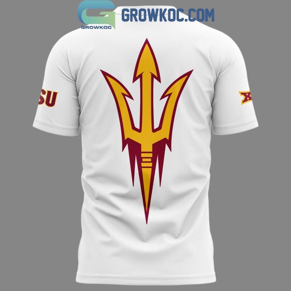 Arizona State Sun Devils Jesus Won Full White 2024 Hoodie T-Shirt