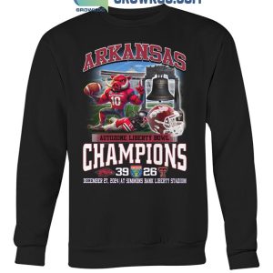 Arkansas Razorbacks Autozone Liberty Bowl Champions 2024 Fan T-Shirt