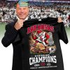 Arkansas State Red Wolves 68 Ventures Bowl Beats Falcons Champions 2024 T-Shirt