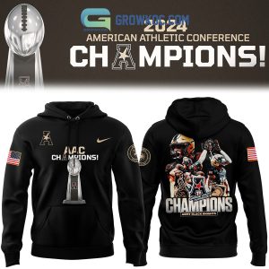 Army Black Knights 2024 American Athletic Conference Champs Team Hoodie T-Shirt