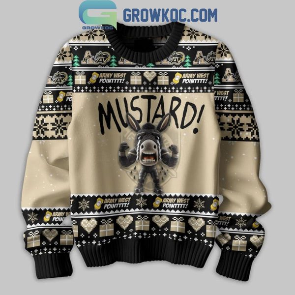 Army Black Knights Mustard Kendrick Lamar Christmas Ugly Sweater