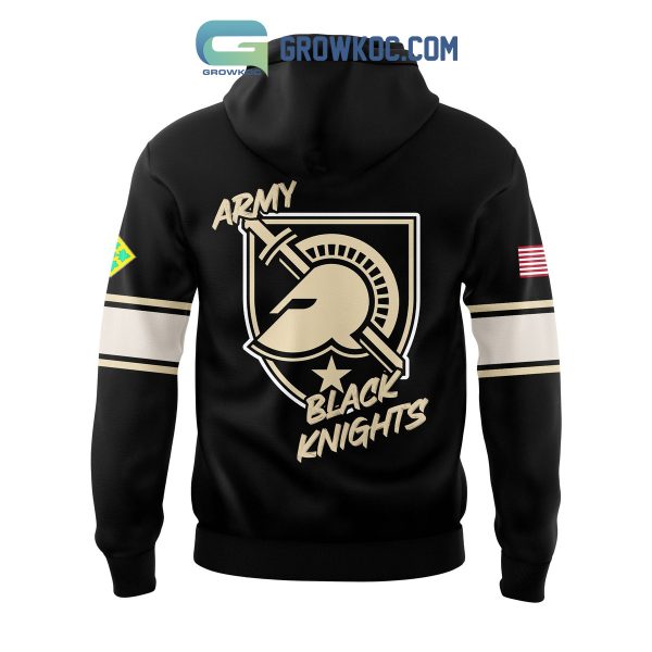 Army Black Knights True Football Spirit 2024 Hoodie T-Shirt