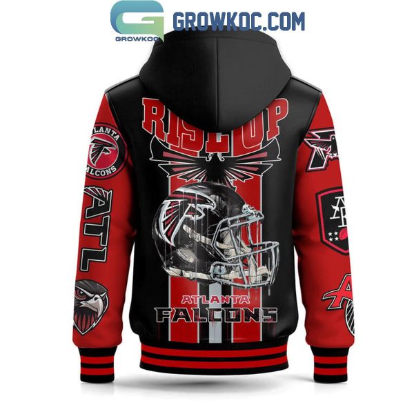 Atlanta Falcons Rise Up Falcons Football 2025 Baseball Jacket