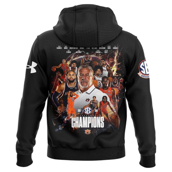 Auburn Tigers SEC Champs Men’s Basketball 2024 Hoodie T-Shirt