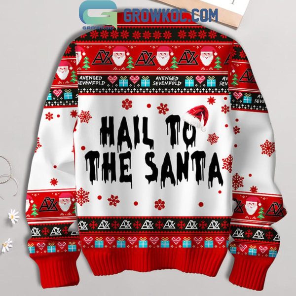 Avenged Sevenfold Hail To Santa Christmas Ugly Sweater