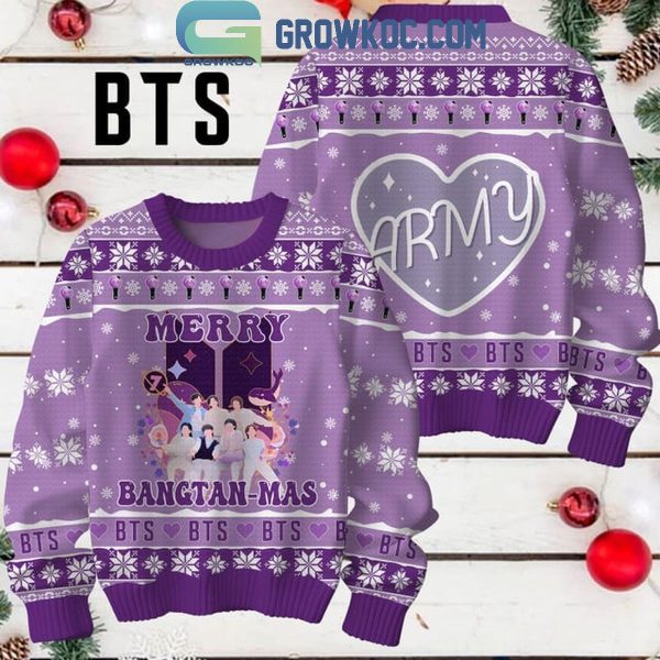 BTS Merry Bangtan-mas Army Be Merry Christmas Ugly Sweater