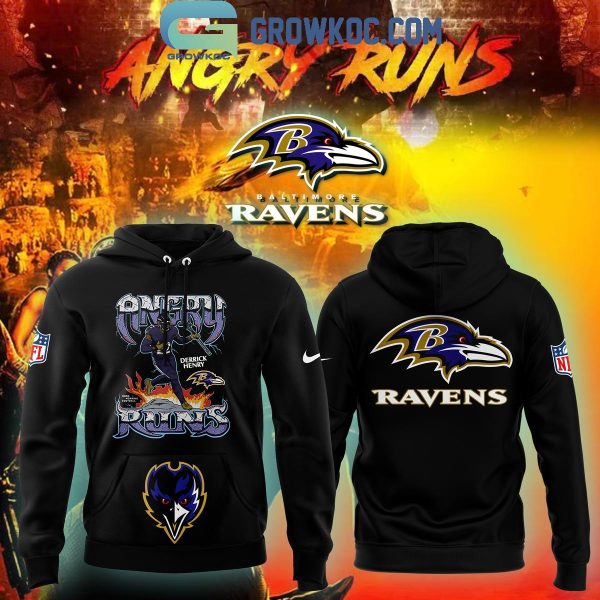 Baltimore Ravens 2024 The Winner Of Angry Runs Derrick Henry Hoodie T-Shirt