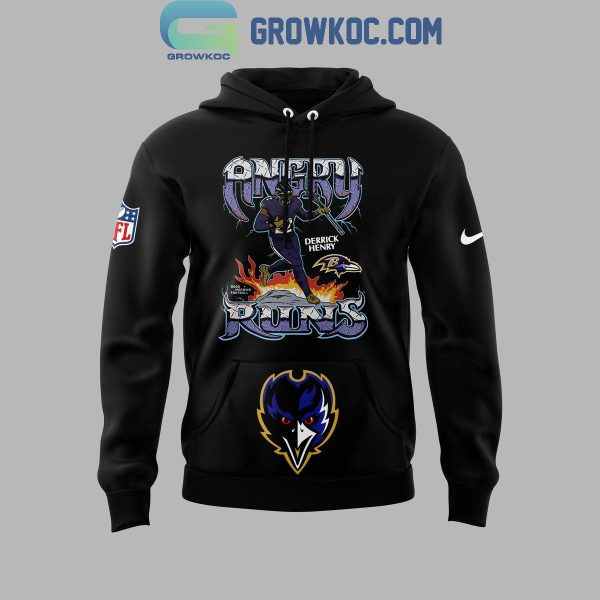 Baltimore Ravens 2024 The Winner Of Angry Runs Derrick Henry Hoodie T-Shirt