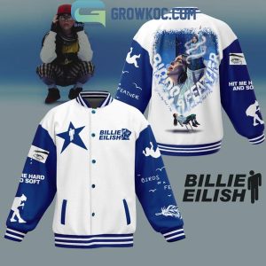 Billie Eilish Bird Feather Hit Me Hard And Soft Baseball Jacket