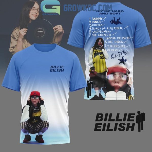 Billie Eilish Hit Me Hard And Soft Skinny Lunch All Song Hoodie T-Shirt