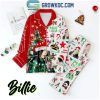 Billie Eilish Happy Holidays Christmas 2024 Polyester Pajamas Set