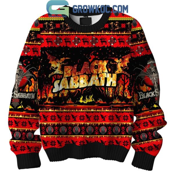 Black Sabbath 2024 Children Of The Grave Christmas Ugly Sweater