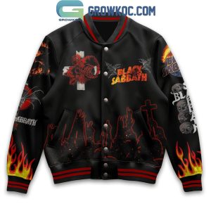 Black Sabbath Evil Rise Hell Fire 2025 Baseball Jacket