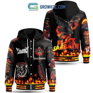 Black Sabbath Is It The End Baseball Jacket