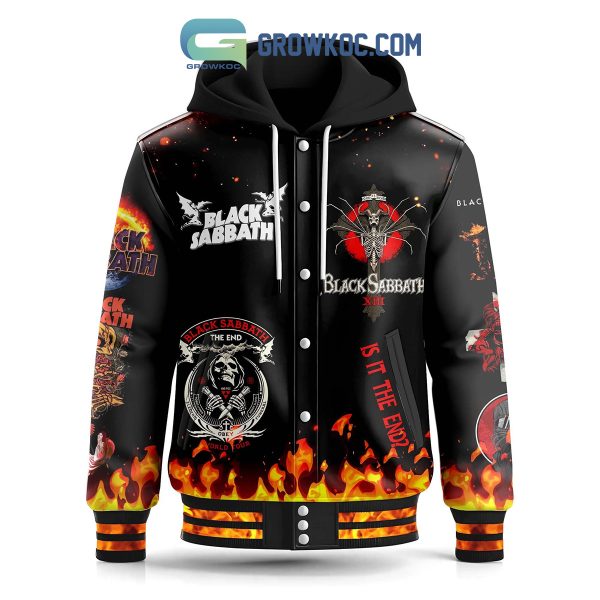 Black Sabbath Is It The End Baseball Jacket