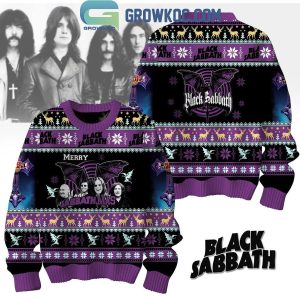 Black Sabbath Merry Sabbathmas Christmas 2024 Ugly Sweater