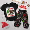 Snoopy Jingle Bell Smells Christmas Is On The Way 2024 Fleece Pajamas Set