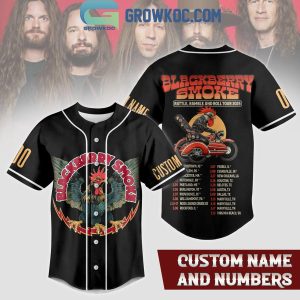 Blackberry Smoke Rattle Ramble And Roll Tour 2025 Baseball Jersey