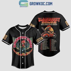 Blackberry Smoke Rattle Ramble And Roll Tour 2025 Baseball Jersey