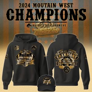 Boise State Broncos 2024 Champions Mountain West 2024 Hoodie T-Shirt