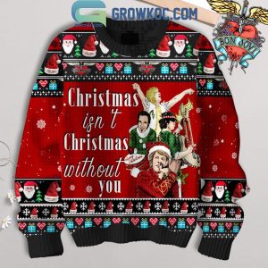 Bon Jovi 2024 Christmas Isn’t Christmas Without You Ugly Sweater