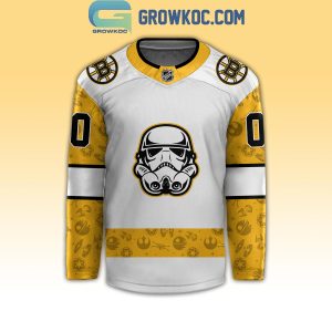 Boston Bruins 2024 The Day Of Star Wars Fan Personalized Hockey Jersey