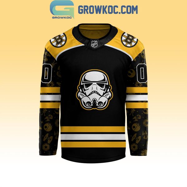 Boston Bruins The Night Of Star Wars Fan 2024 Personalized Hockey Jersey