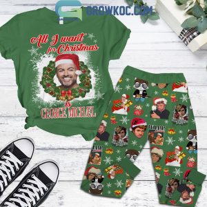 Bret Michael All I Want For Christmas Party 2024 Fleece Pajamas Set