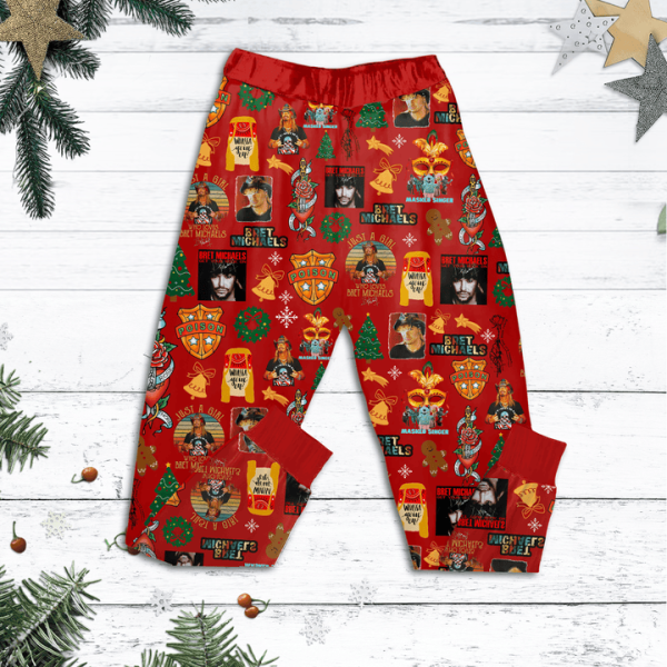 Bret Michael Is All I Want For Xmas Christmas 2024 Fleece Pajamas Set