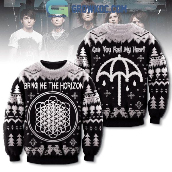 Bring Me The Horizon Can You Feel My Heart 2024 Christmas Ugly Sweater