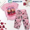 Georgia Bulldogs Is My Valentine 2025 Fleece Pajamas Set