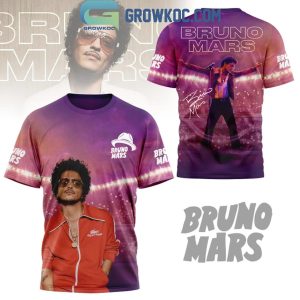 Bruno Mars Time To Shine In 2025 Hoodie T-Shirt