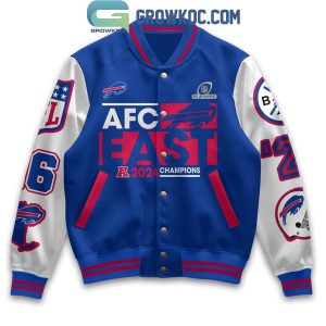 Buffalo Bills 2024 AFC East Champions Of Bill Mafia Baseball Jacket