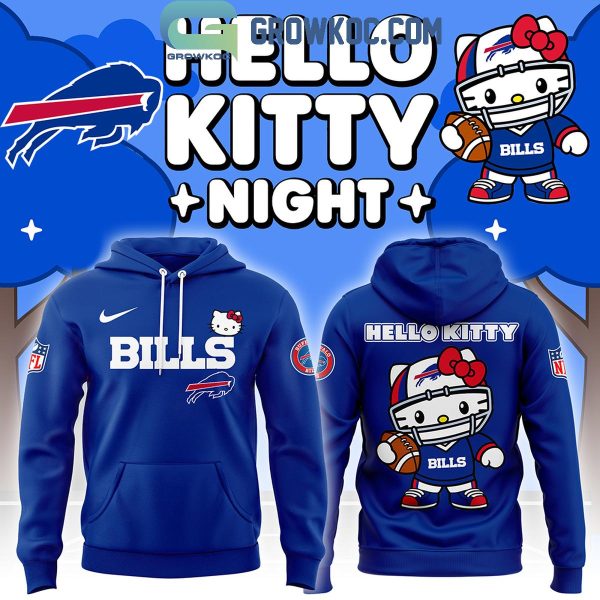 Buffalo Bills 2024 Hello Kitty Football Gameday Ready Hoodie T-Shirt