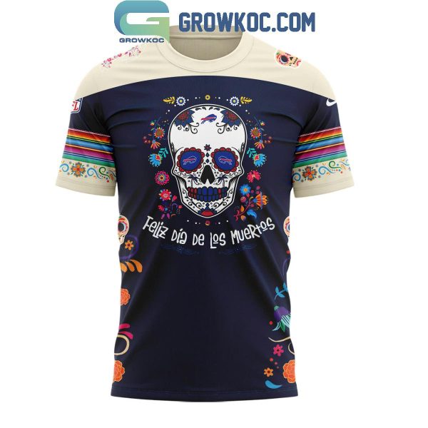 Buffalo Bills 2024 NFL Dia De Los Muertos Proud Team Hoodie T-Shirt