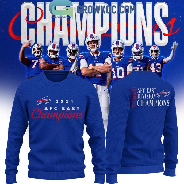 Buffalo Bills AFC East Division Champions 2024 Christmas Ugly Sweater