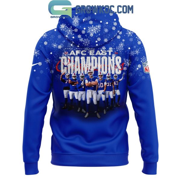 Buffalo Bills Christmas With AFC East Division Champions 2024 Hoodie T-Shirt