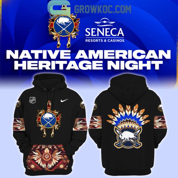 Buffalo Sabres Our Team Native American Heritage Hoodie T-Shirt