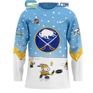 Buffalo Sabres Snoopy And His Peanuts Team 2024 Hockey Jersey