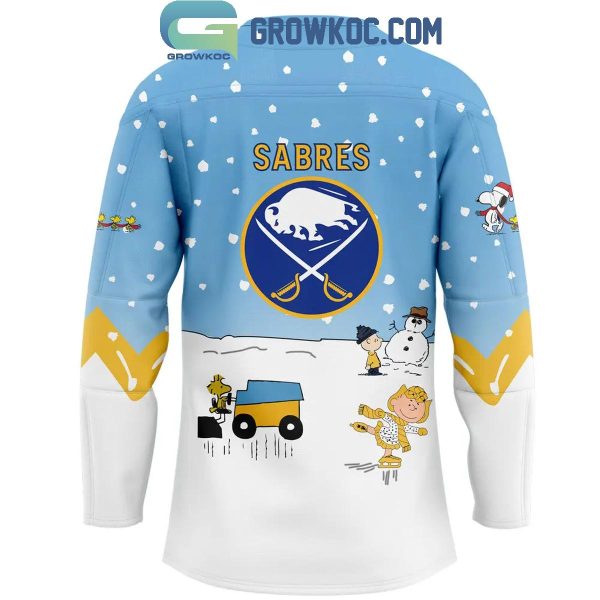 Buffalo Sabres Snoopy And His Peanuts Team 2024 Hockey Jersey