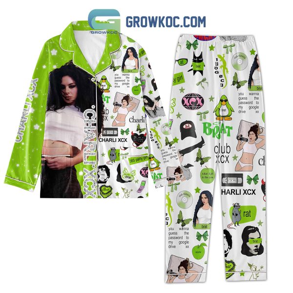 Charli XCX Rotten Right To The Core 2024 Polyester Pajamas Set