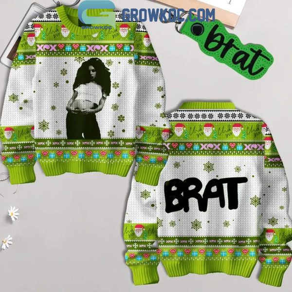 Charli XCX Brat Album Memories 2024 Christmas Ugly Sweater