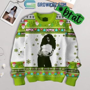 Charli XCX Brat Album Memories 2024 Christmas Ugly Sweater