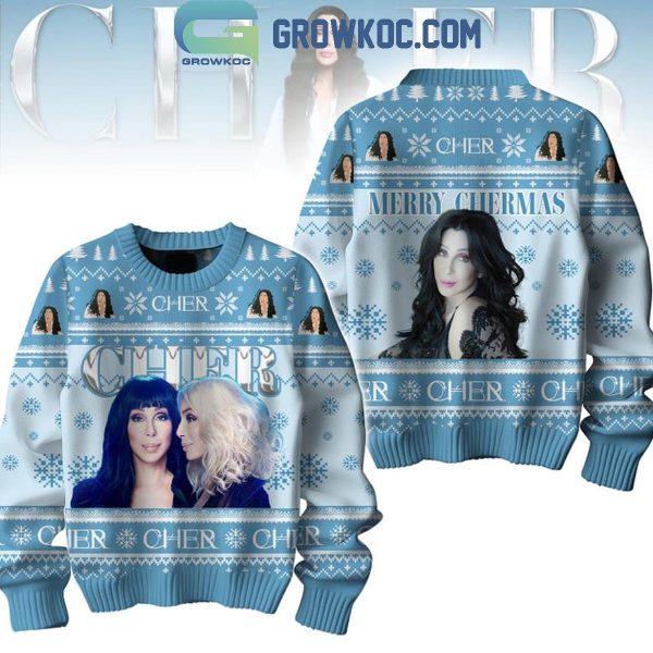 Cher Cher Cher 2024 Merry Chermas Christmas Ugly Sweater