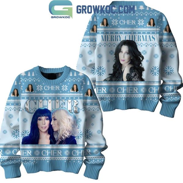 Cher Cher Cher 2024 Merry Chermas Christmas Ugly Sweater