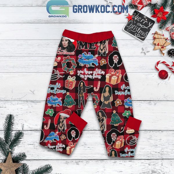 Cher Is Everything For Christmas 2024 Fleece Pajamas Set